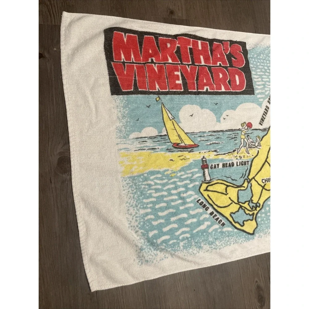 Vintage Martha's Vineyard Beach Towel